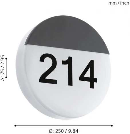 Настенный светильник уличный Eglo Oropos 96238