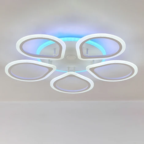 Потолочная люстра RGB Citilux Транай Смарт CL235A150E (LED, 220V, умный дом - Алиса, Маруся, Сири, цветы)