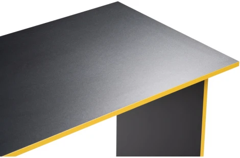 Письменный стол Woodville Эрмтрауд черный / желтый 474254