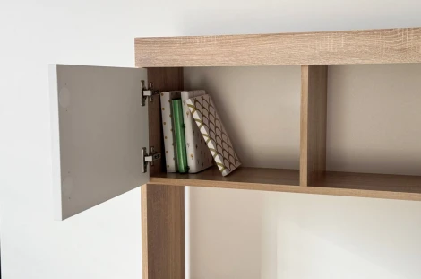 Форсаж Стол Mebelson (ЛДСП/Дуб сонома,Белый) арт.MKF-05.1623