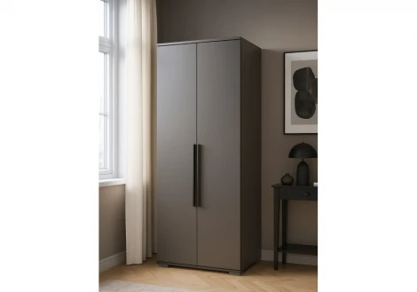 Шкаф Филеста 2-ств. графит 664897