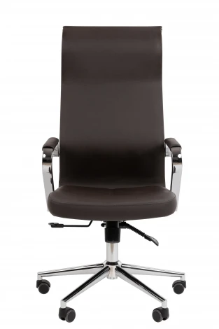 Офисное кресло Chairman 702 Россия экопремиум коричневый