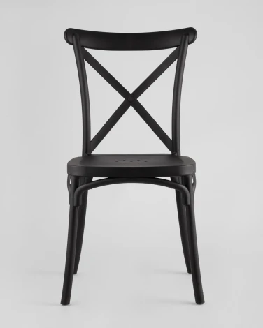 Стул Stool Group Кроссбэк пластиковый черный УТ000001849