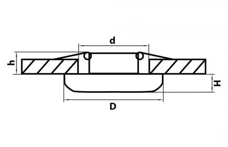 Встраиваемый точечный светильник Lightstar Monde 071056 (LED, 220V, IP44)