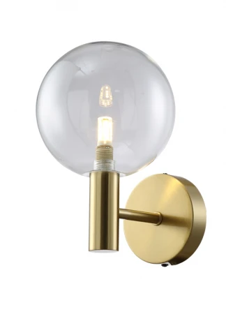 Бра Crystal Lux Andres AP1 BRONZE/TRANSPARENTE