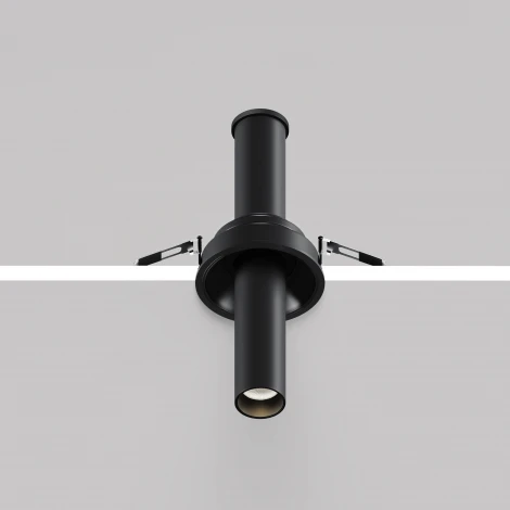 Встраиваемый светильник Maytoni Focus T C140RS-L200-7W3K-B (LED, 220V, круглые)