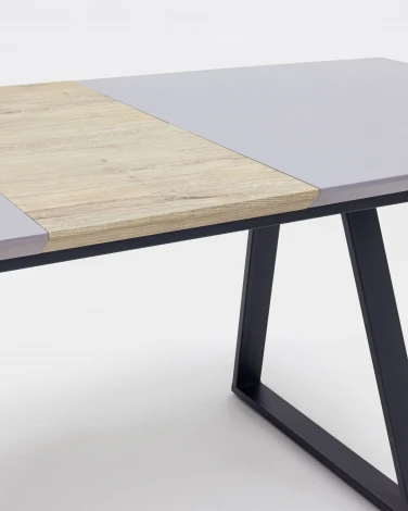 Стол обеденный Stool Group Детройт раскладной 160-200*90 серый УТ000002656