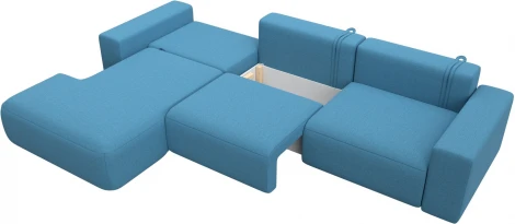 Диван угловой Лига-036 НПБ Классик Лонг левый угол Лига Диванов (Рогожка) арт.125463L