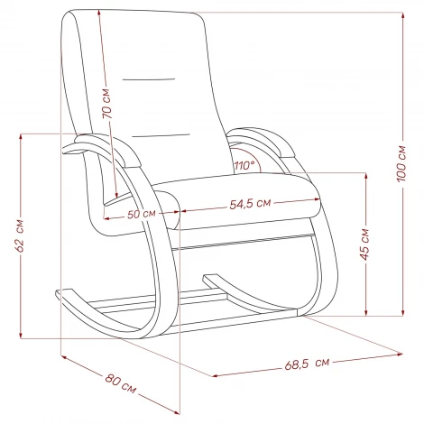 Кресло-качалка Leset Милано
