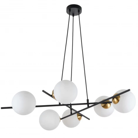 Подвесная люстра MyFar Ilana MR2160-6P (220V, на проводе, шарики)