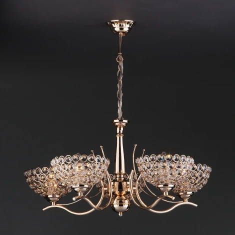 Подвесная люстра Eurosvet Mirage 30119/5 золото