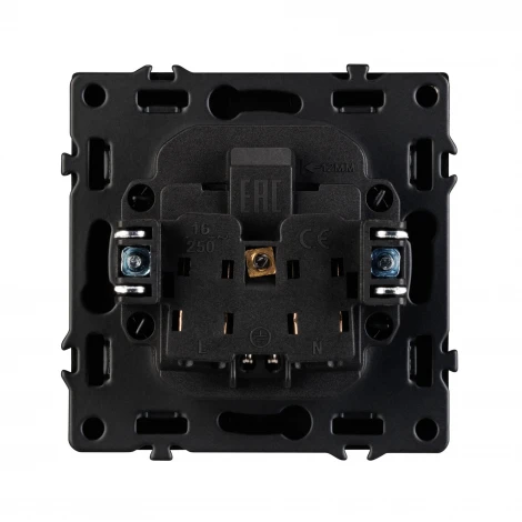Механизм электрической розетки SCT-NOBE-MEU1-SFPL-GR (230V, 16A) (Arlight) 054279