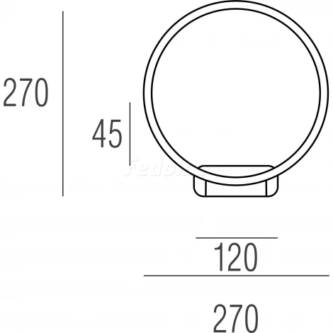 Donolux W111024 W111024/1R 18W Black