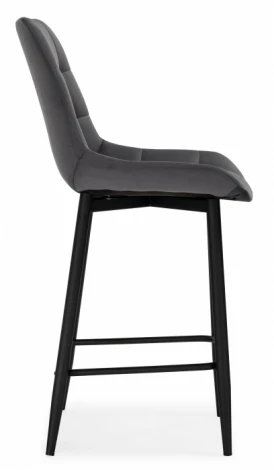 Полубарный стул Notta Алст К темно-серый / черный 502126