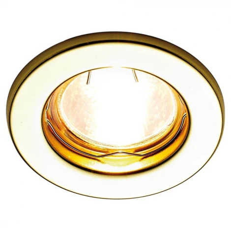 Встраиваемый точечный светильник Ambrella Литье Штамповка FT9210 GD (220V)