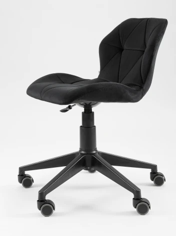 Кресло компьютерное MyFar Честер черный велюр MF1047-1