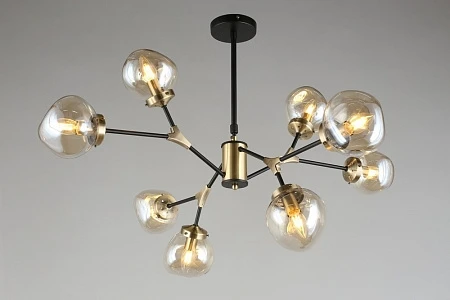 Потолочная люстра на штанге Omnilux Crotone OML-95107-08 (220V, шарики)