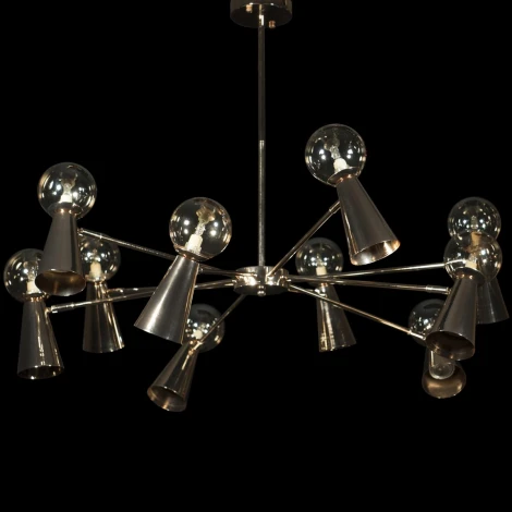 Потолочная люстра на штанге Loft It Halley 10046/10 Gold (220V, шарики)