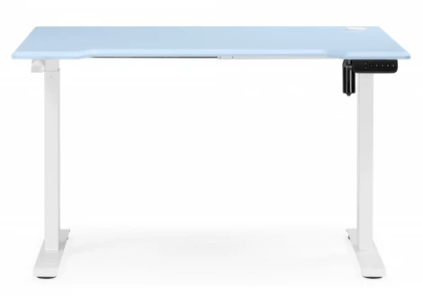 Компьютерный стол Notta Маркос 140х80 голубой / белый