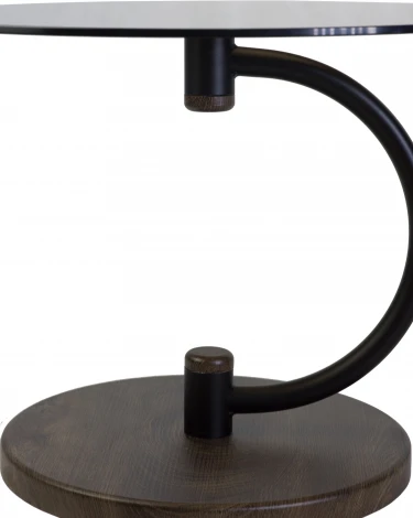 Стол журнальный Дуэт 13Н черный/дуб маррон/тонированное от фабрики Mebelik