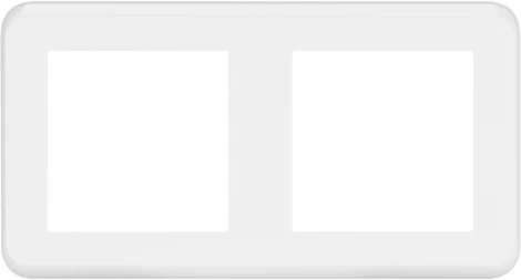 Рамка пластиковая FRM-VERSA-PL-2-WH (Arlight) 043776