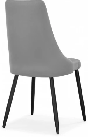 Стул на металлокаркасе Кора (Кора темно-серый / черный) Notta арт.517127