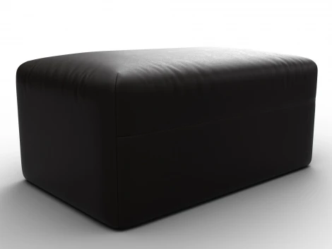 Модуль пуф Лига-060 НПБ (ЛДСП,Брус,Фанера/Пластик/Экокожа/Коричневый) Лига Диванов 130081