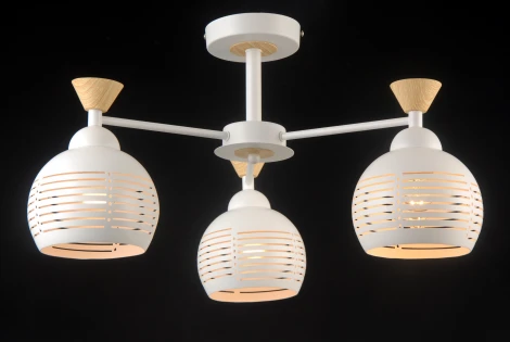 Потолочная люстра Natali Kovaltseva Stuttgart 81052-3C MATT WHITE