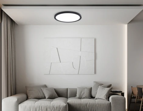 Потолочный светильник круглый светодиодный с регулировкой цветовой температуры Ambrella ORBITAL FZ1908 (220V, круглые, IP54)