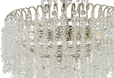 Подвесная люстра Arti Lampadari Daverio E 1.5.50.105 N (220V, хрусталь, на цепи)