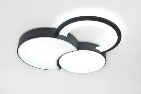 Потолочная светодиодная люстра с ПДУ Rivoli Aliona 6161-702 (регулировка яркости, 220V)