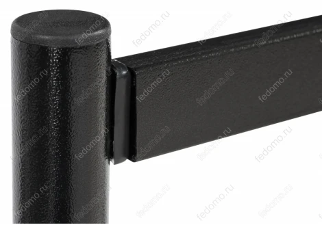 Полутораспальная кровать Woodville Фади 120х200 черная 491584