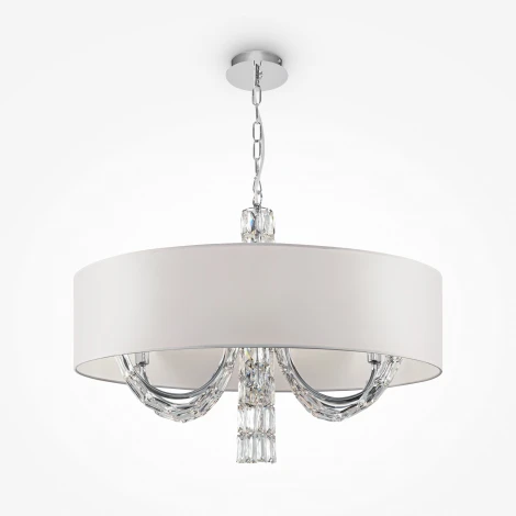 Подвесная люстра Maytoni Talento DIA008PL-06CH (220V, подвески, на цепи, круглые)