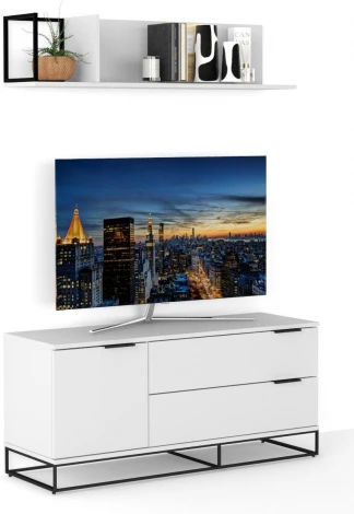 Полка навесная City большая белый R-Home арт.401058102h