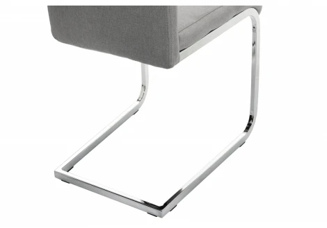 Обеденный стул Woodville Oddy light grey fabric 11548