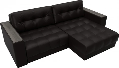 Диван угловой с декором Лига-049 НПБ Лига Диванов (Экокожа) арт.128467