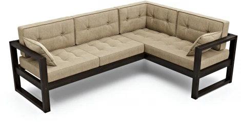 Диван Arsko Астер У венге бежевая рогожка