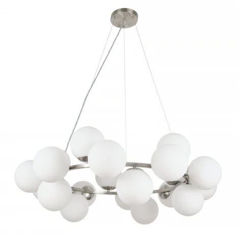 Подвесная люстра MyFar Aerton MR1949-20P (220V, на тросе, шарики, молекулы)