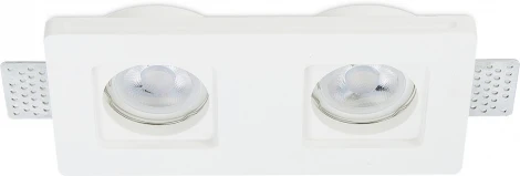 Встраиваемый светильник под гипсокартон гипсовый Donolux Elementare DL271SQ2W (220V)