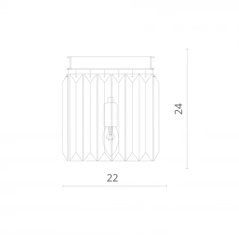 Настенный светильник Divinare Nova 3001/01 AP-1 (220V)
