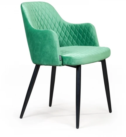 Стул с подлокотниками William,бархат нефритовый Top Concept WILLIAM 2000000000619
