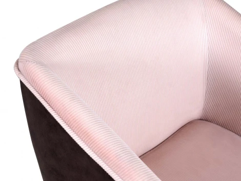 Комплект кресел Nils 2 шт. ОГОГО Обстановочка! 966323 (Металл,Вельвет,Экокожа/Коричневый,Бежевый)