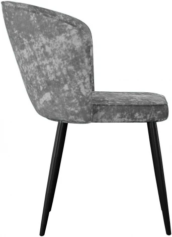 Стул DikLine 348 поворотный M13 светло-серый, ножки черные арт.00-00074679