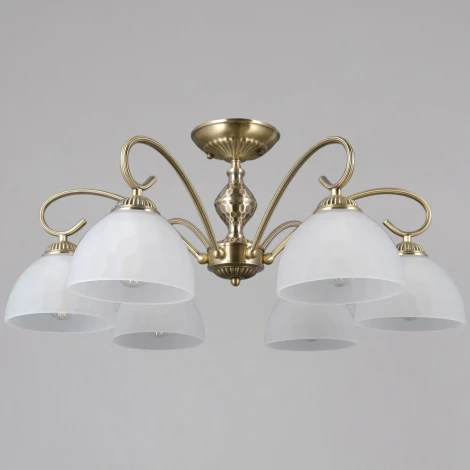 Потолочная люстра на штанге ILLUMICO IL0894-6CSQ-26 AB ELITE