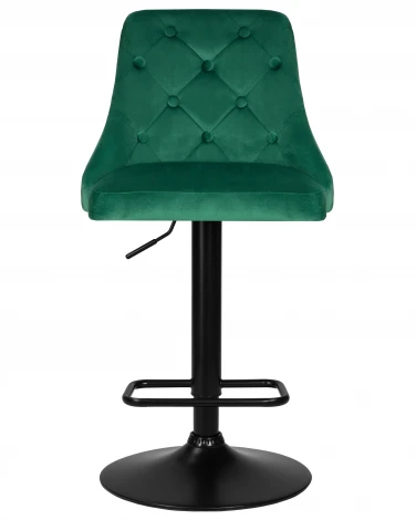 Набор 2 шт стул барный DOBRIN JOSEPH BLACK (зеленый велюр (MJ9-88))