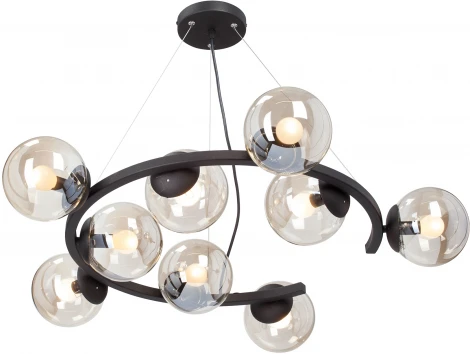 Подвесная люстра V4544-1/9S Vitaluce (220V, на тросе, шар, молекулы)