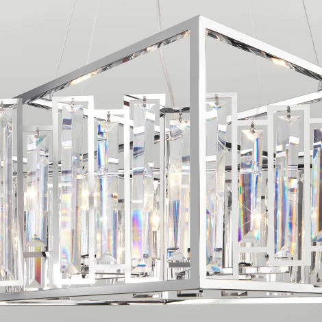 Подвесная люстра Bogate's Cella 312/6 Strotskis (220V, хрусталь, на тросе)