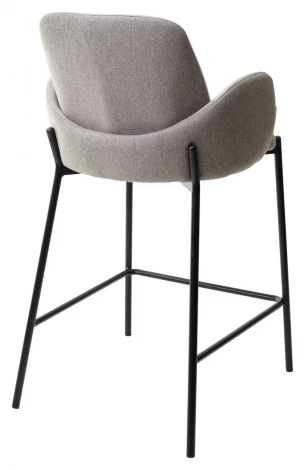 Полубарный стул M-City NYX (H=65cm) VF119 светло-серый / VF120 серый
