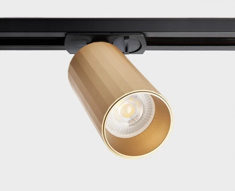 Трековый светильник однофазный Italline IT08-8010 gold (220V, круглые)