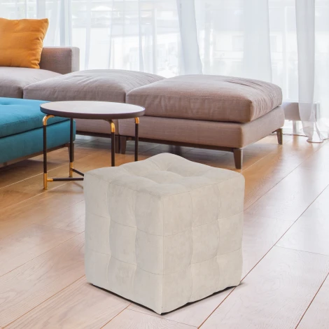 Пуф Dreambag Лотос Светло-Бежевый Велюр 13365